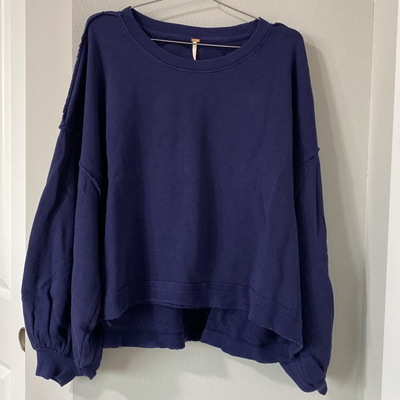 Free People Trish Balloon Sleeve Sweatshirt - Picture 7 of 10